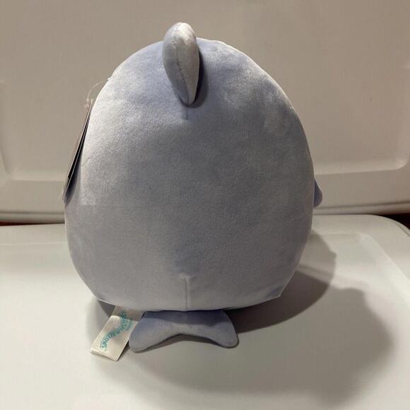 New 2022 Valentines Day SAMIR Squishmallow 8” NWT Periwinkle Whale w/ Hearts - Picture 2 of 3